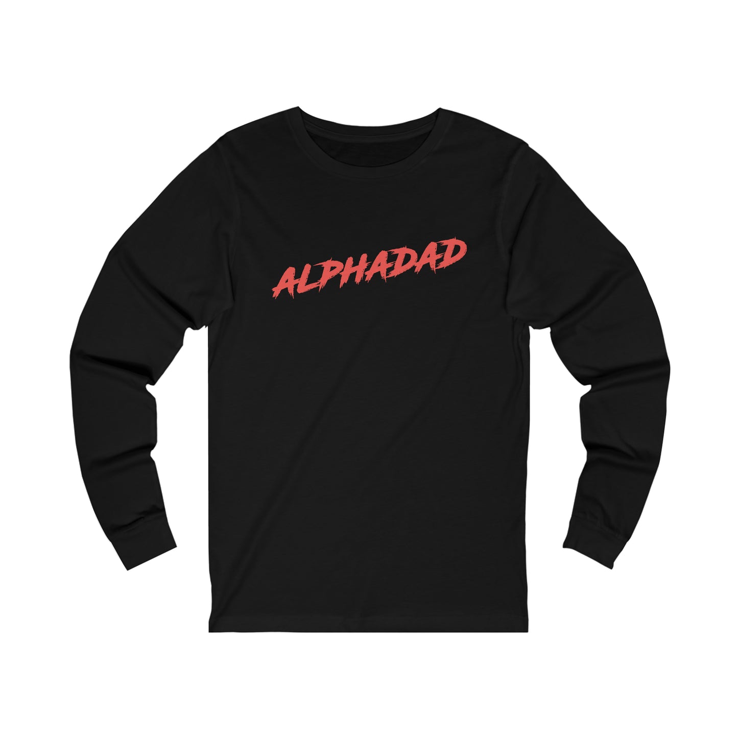 ALPHADAD Timeout Red Logo Long Sleeve Tee