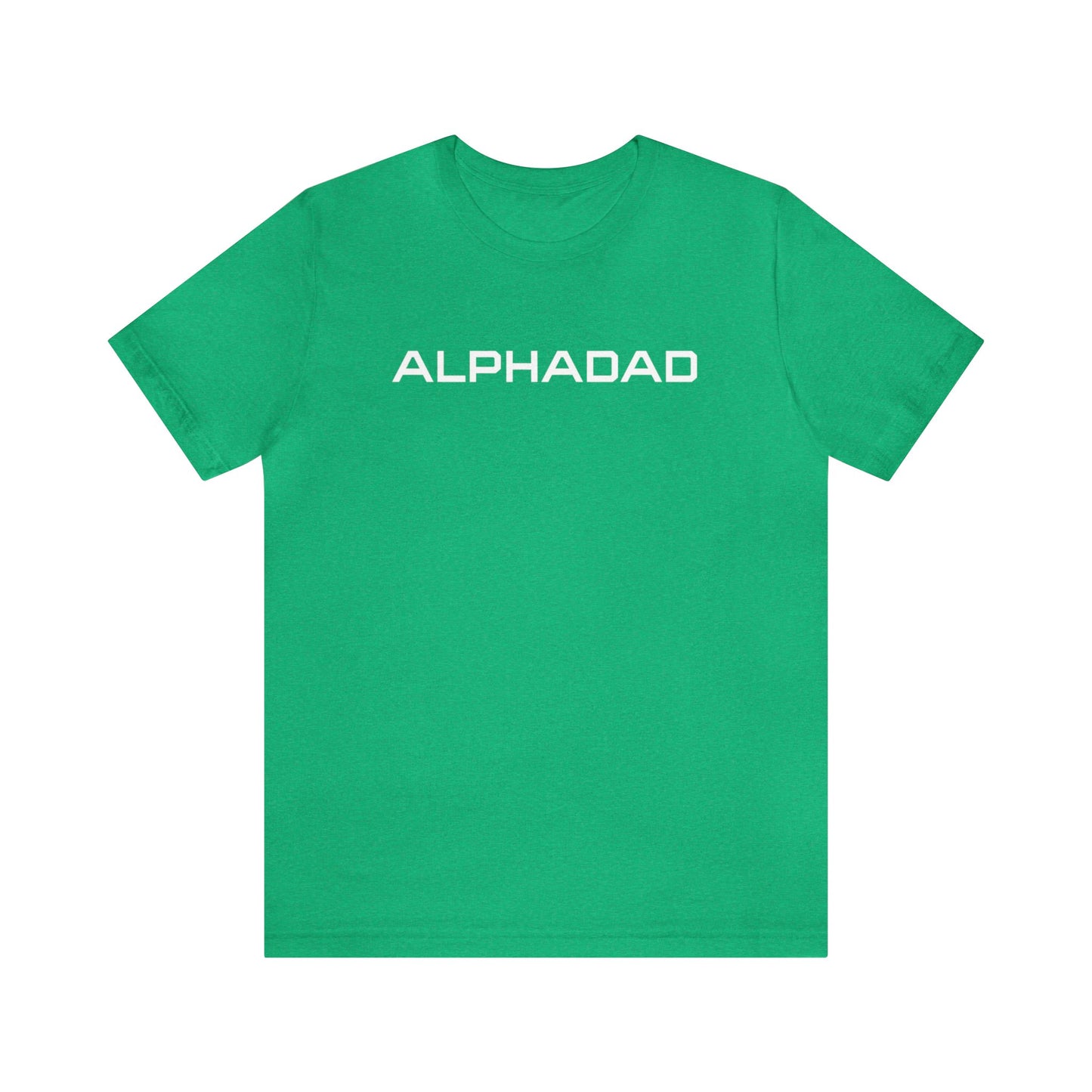 ALPHADAD White Logo Sleeve Tee