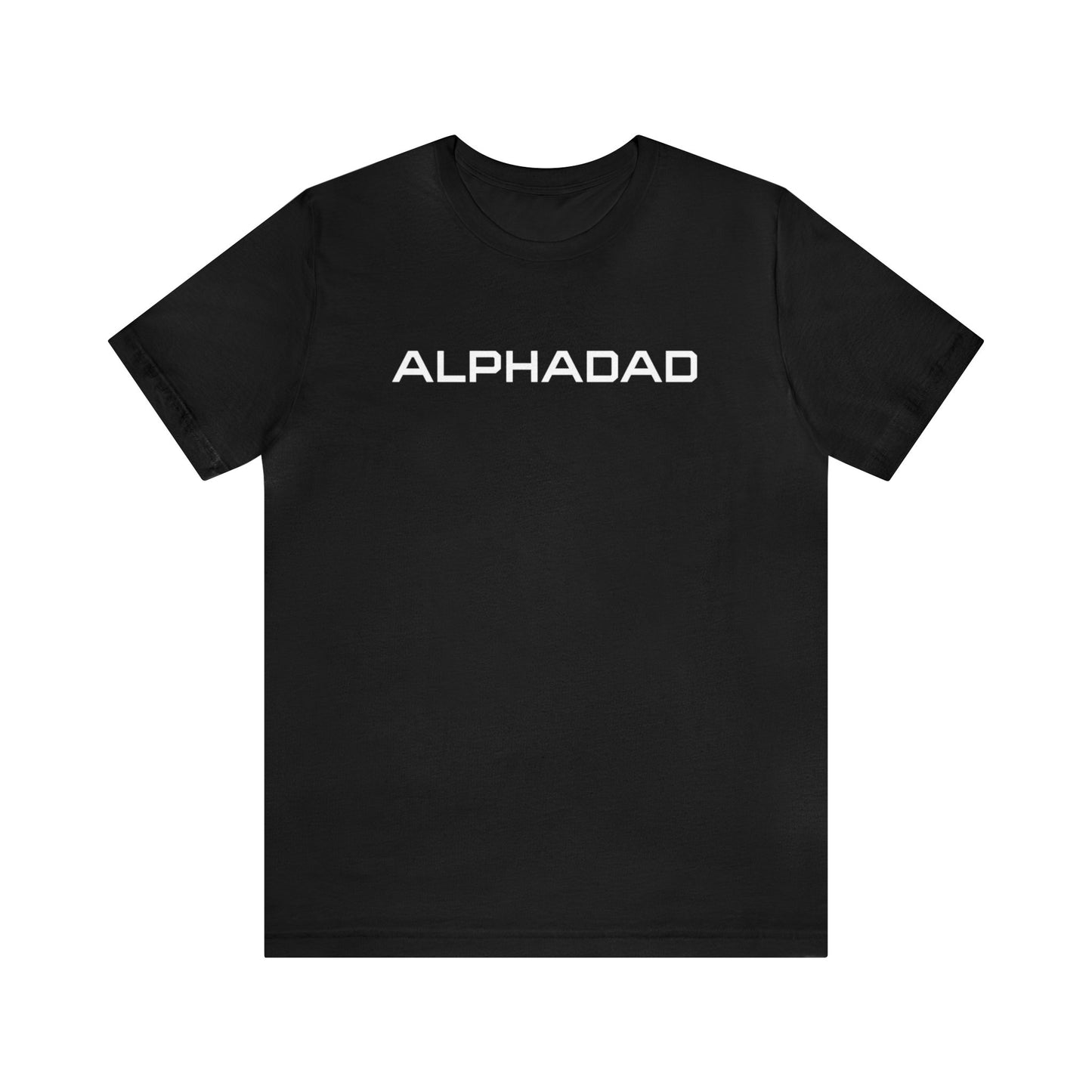 ALPHADAD White Logo Sleeve Tee