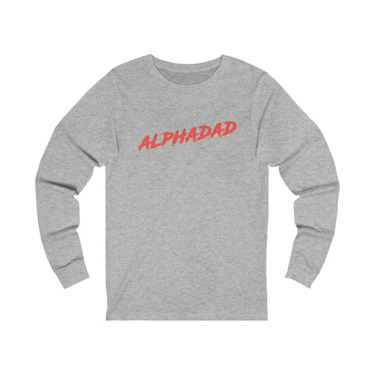 ALPHADAD Timeout Red Logo Long Sleeve Tee