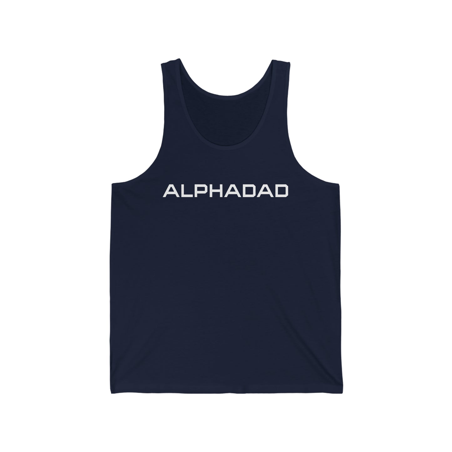 ALPHADAD White Logo Tank