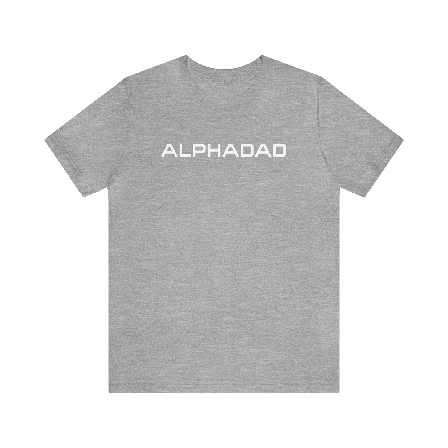 ALPHADAD White Logo Sleeve Tee